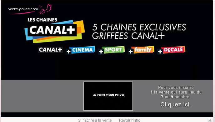 Abonnements Canal Canalsat Sur Vente Privee