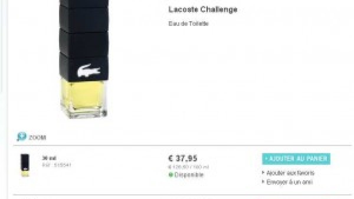 sephora parfum lacoste