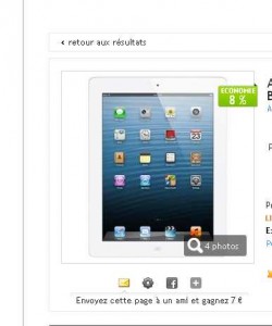 tablette apple ipad4 16go wifi