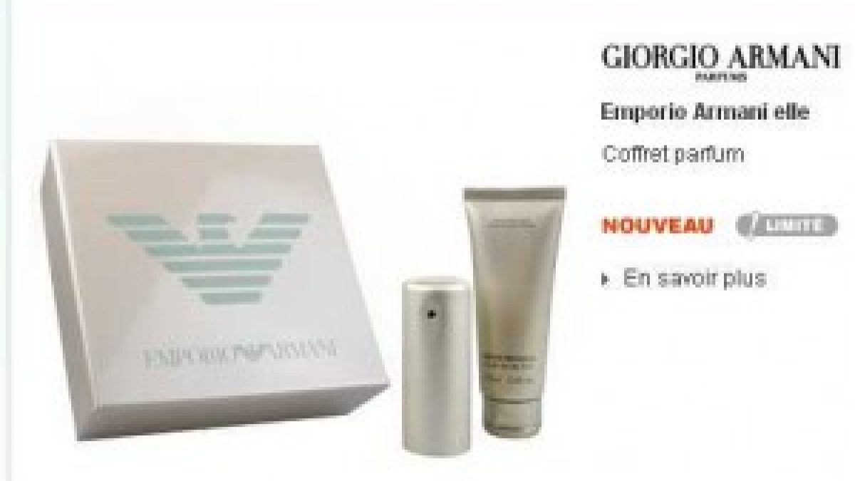 coffret parfum giorgio armani femme