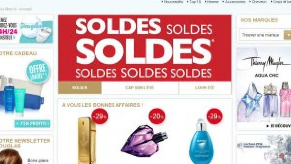 douglas parfumerie soldes