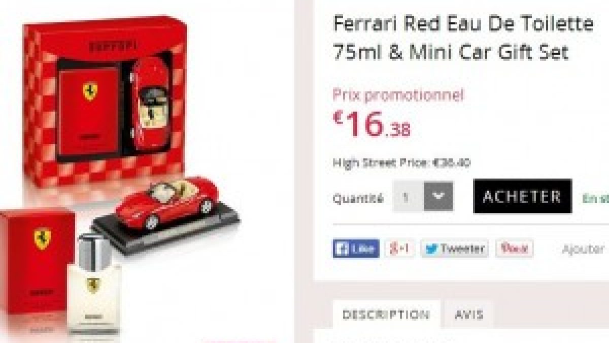 coffret ferrari parfum