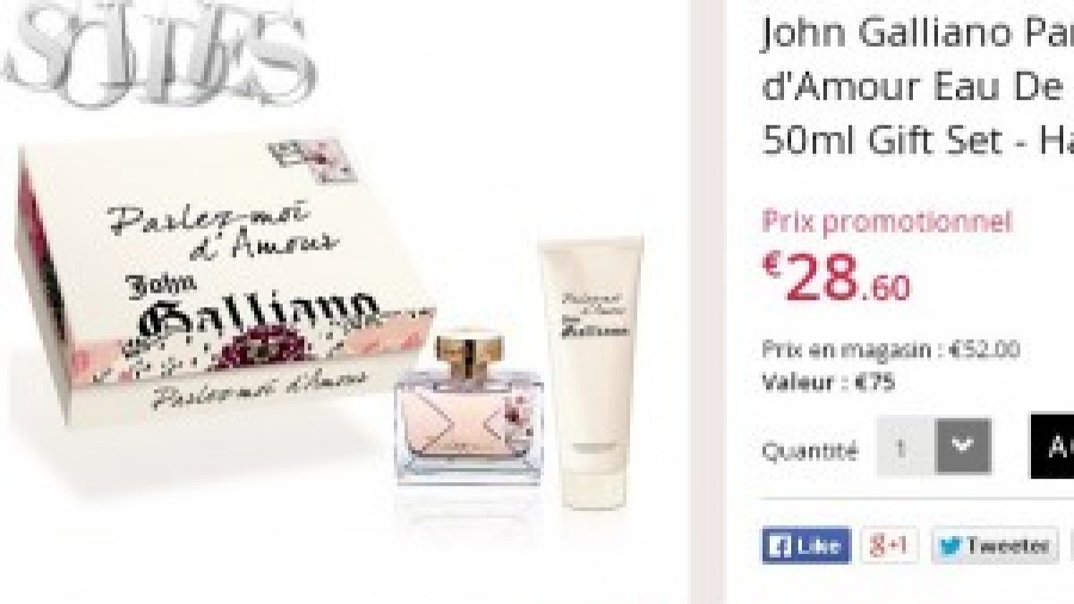 parfum galliano pas cher