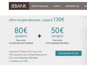 Bforbank : 130€ Offerts Pour L'ouverture D'un Compte | Bons Plans Et ...