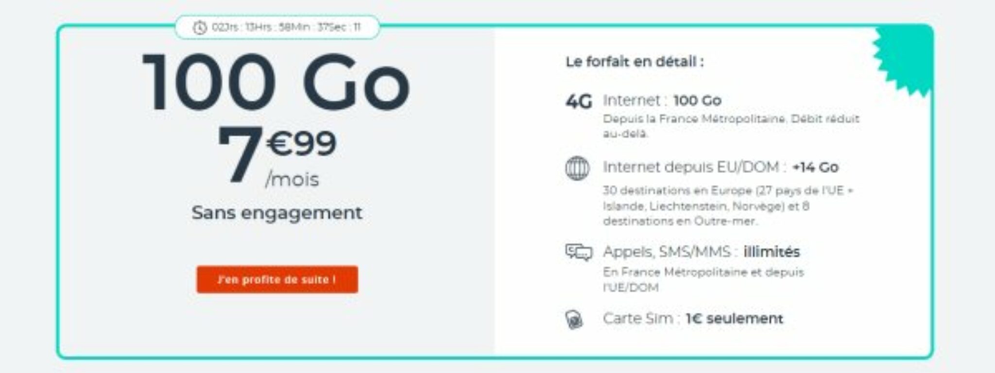 Forfait Mobile Illimit Go Pas Cher Par Mois Cdiscount Mobile