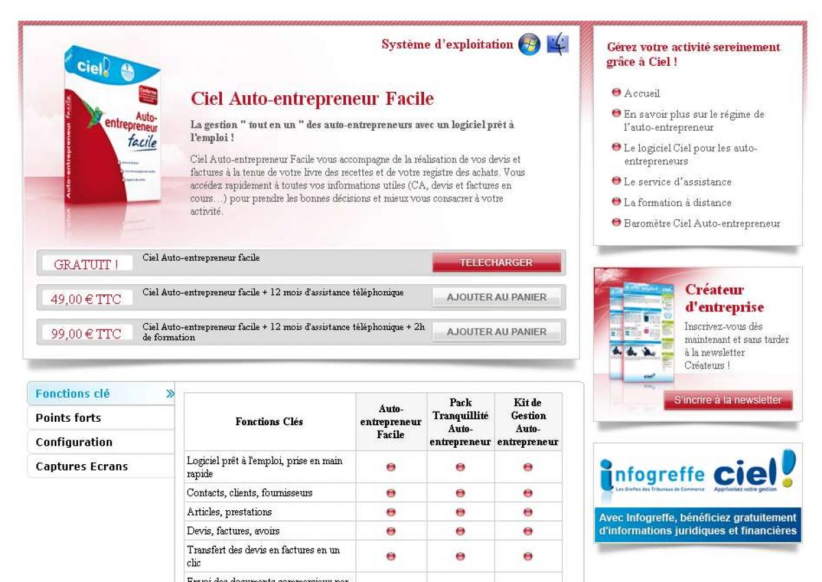 Ciel Compta Autoentrepreneur Gratuit