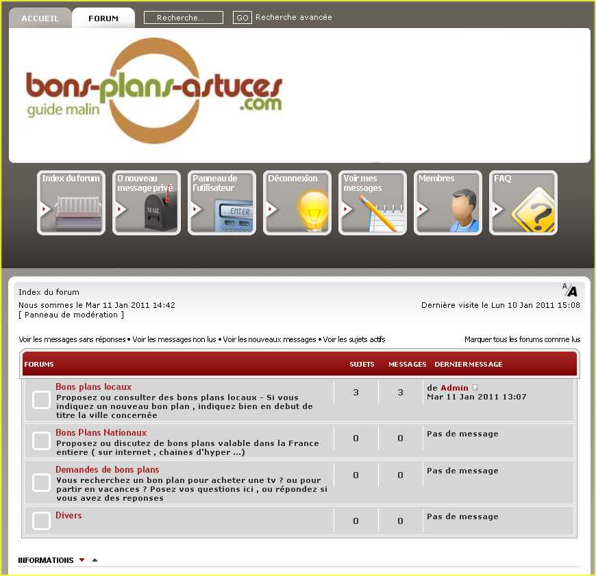 Forum Bons  plans  astuces 