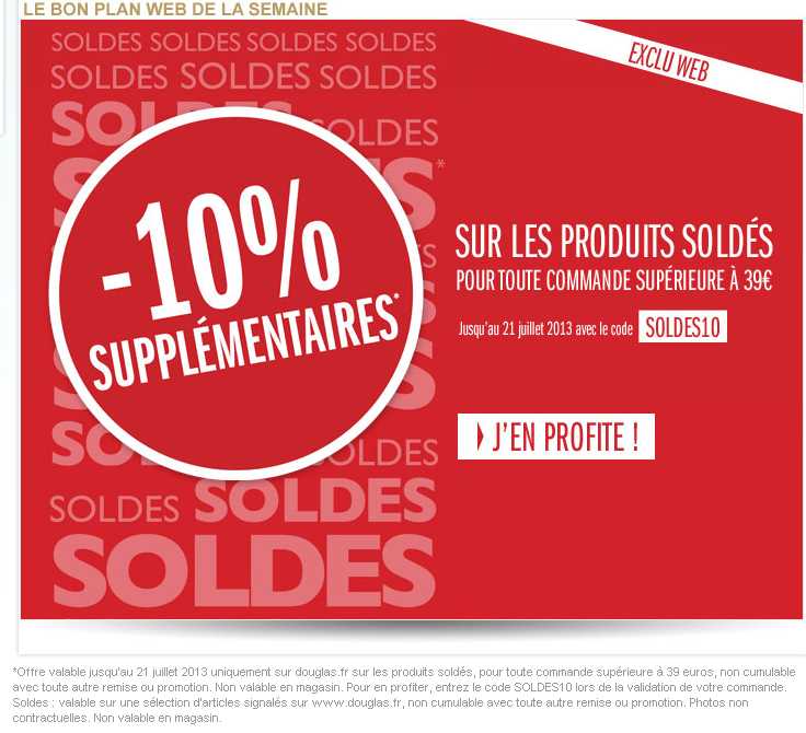 soldes douglas parfumerie