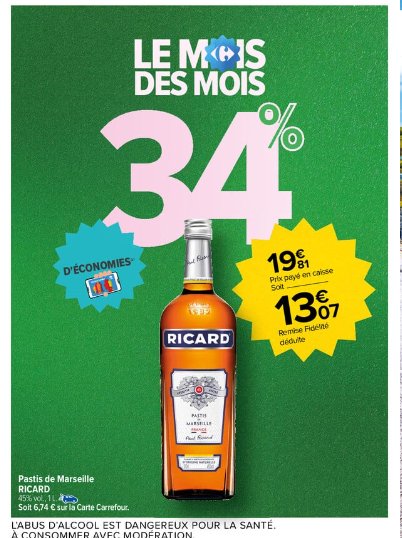 ricard 1litre