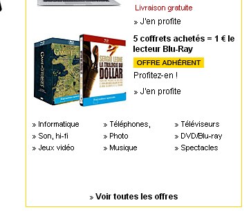 76 Euros Un Ensemble Regroupant Un Lecteur Blu Ray Et 5 Coffrets Dvd Ou ...