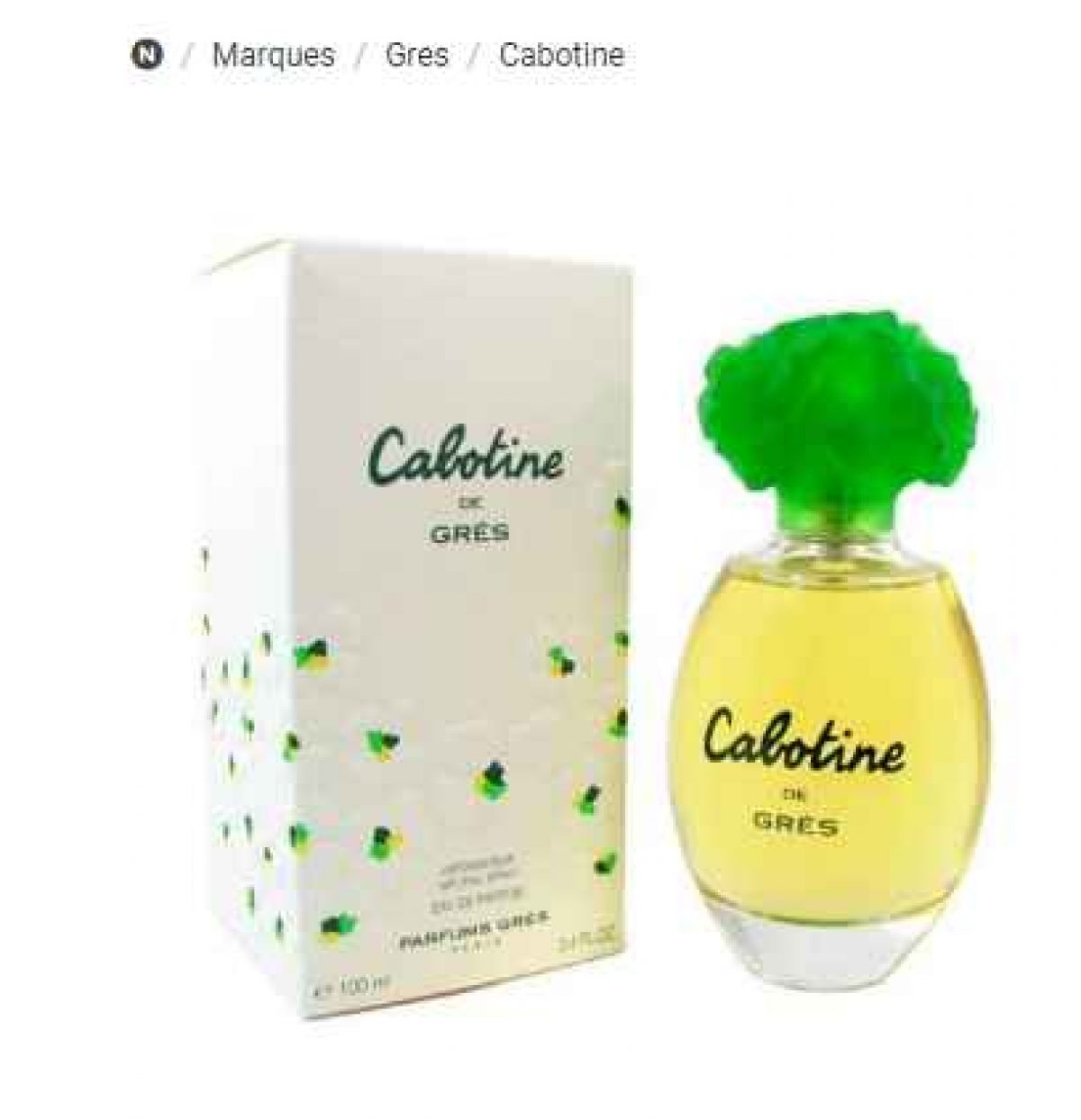 eau de parfum cabotine pas cher