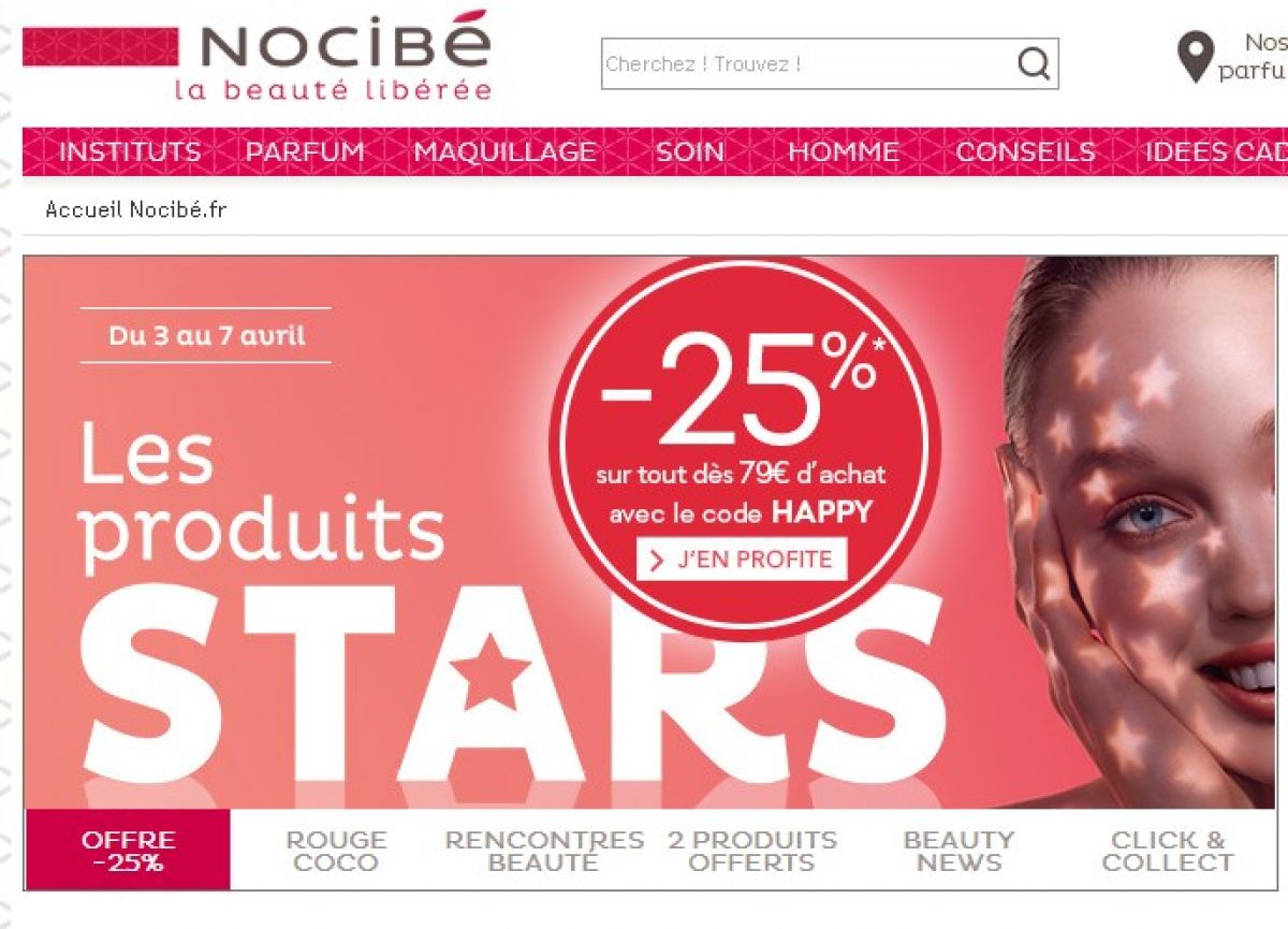 nocibe offre parfum