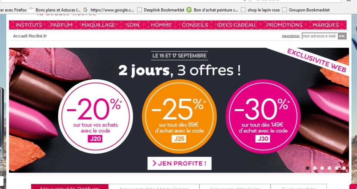 code promo bon parfum