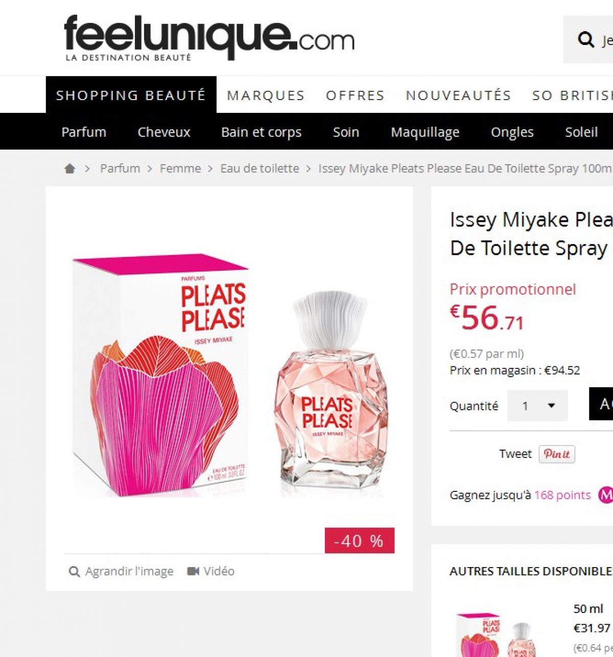 parfum pleats please pas cher