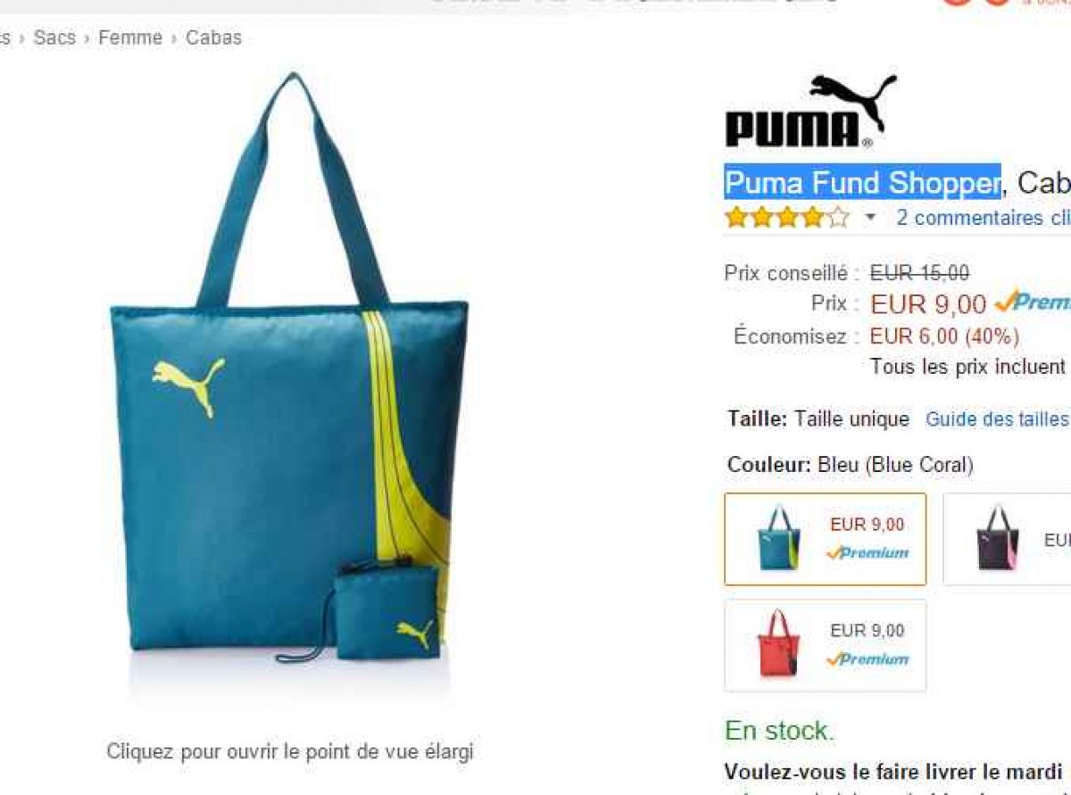 sac puma femme 2016