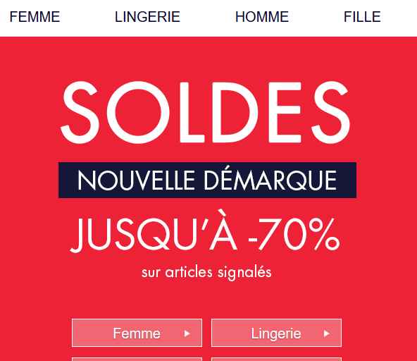 Soldes kiabi : nouvelle démarque