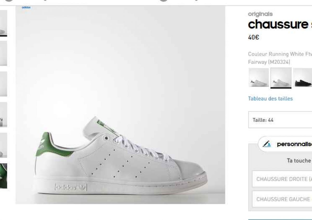 Stan smith adulte hot sale