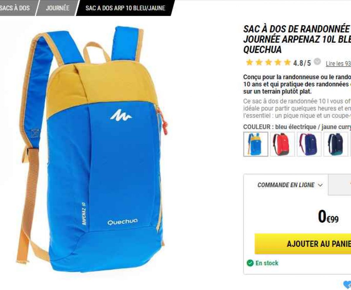 sac a dos puma decathlon