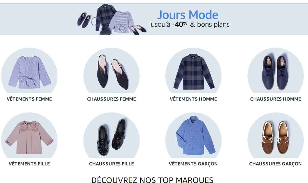 amazon jours mode