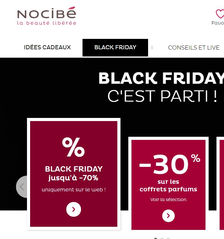 black friday nocibe en magasin