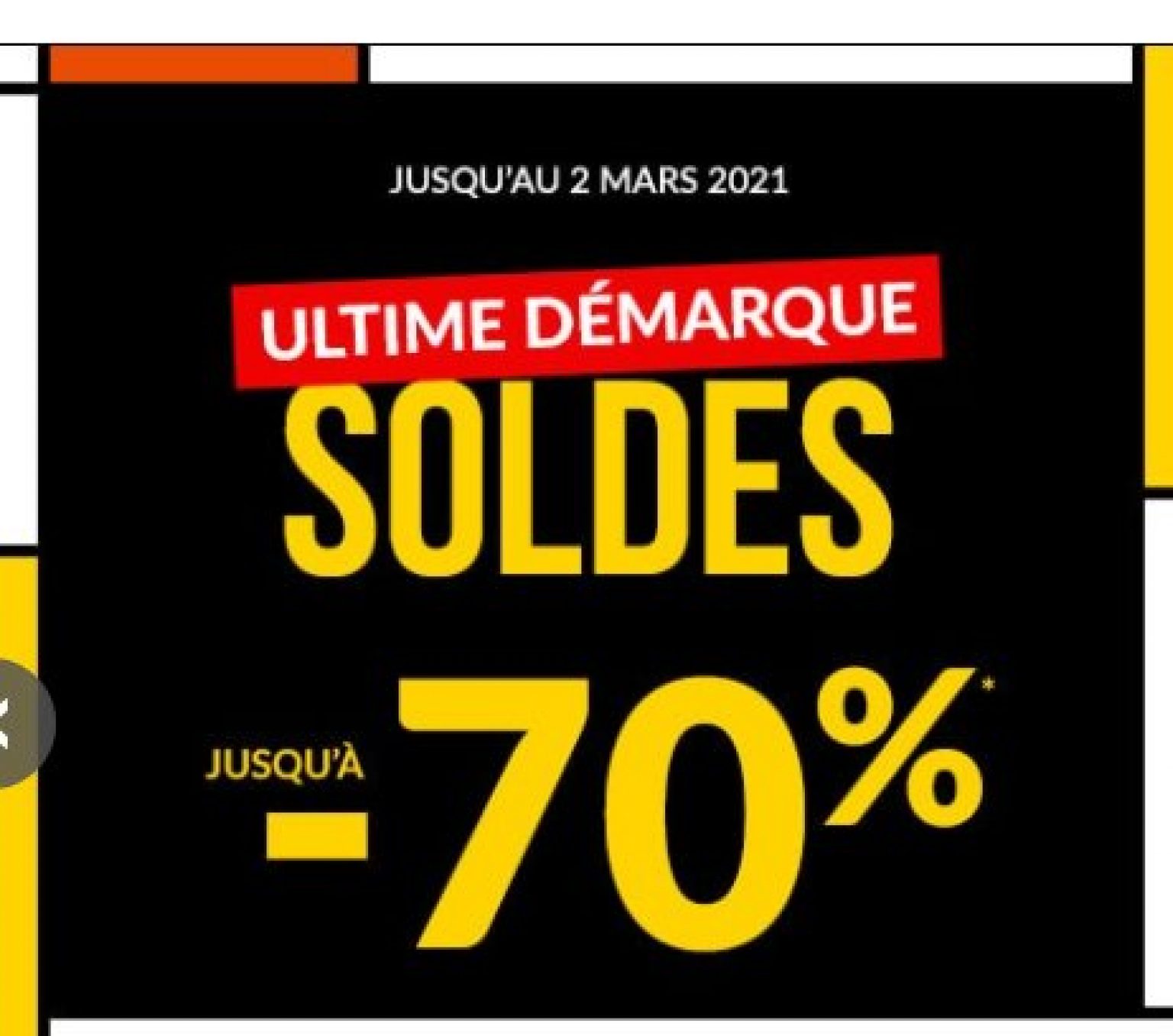 Soldes BUT ultime démarque et 10 de reduction en plus