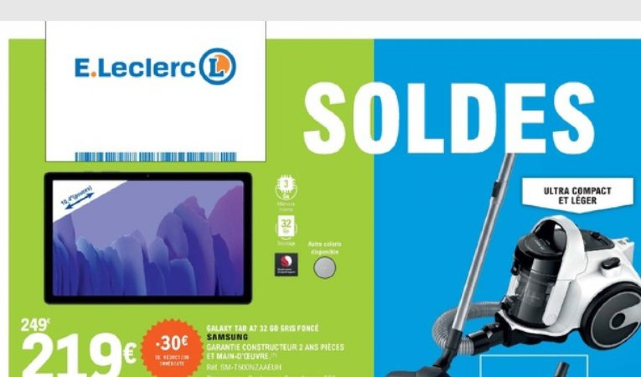 Soldes LECLERC jusqu'à 90 de réduction 2eme démarque