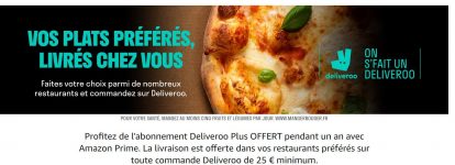 deliveroo plus amazon prime