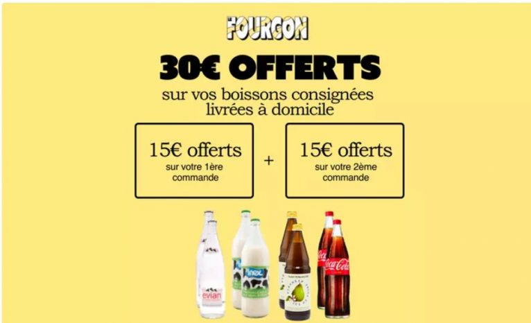 Code promo LE FOURGON  2 fois 15€ de réduction