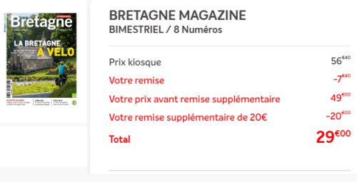 bretagne magazine reduction