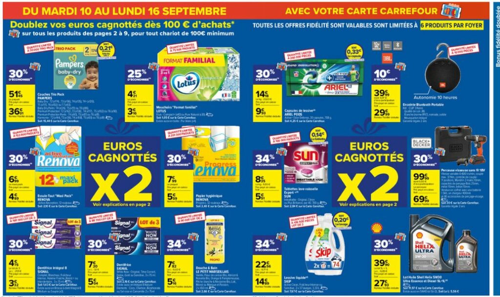 carrefour couche