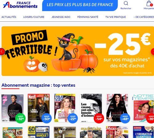 franceabonnement halloween