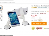 Support smartphone pour voiture à moins de 3 euros port inclus