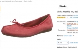 Soldes:  Ballerines cuir  femmes Clarks Freckle Ice à 26.99€