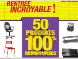 But : 50 articles 100% remboursés jusqu’au 14 septembre
