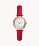 Soldes Fossil : 30€ la montre Carlie Mini pour femmes avec gravure gratuite