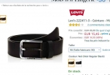 Super affaire : ceinture levis cuir entre 13 et 15€ (en 90 95 100cm)