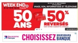 Conforama : super affaire : 50% sur les tv, informatique, telephonie . du 15 au 17 septembre