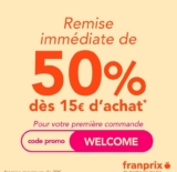Franprix : code promo 50% de réduction