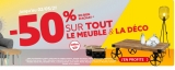 Gifi : 50% en bons d’achats sur tous les meubles et décoration