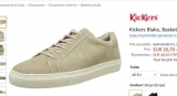 Chaussures Cuir hommes KICKERS BLAKE à 20.7€