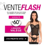 Promo Lingerie Valege avec jusqu’à 60 pourcent de réduction