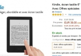 Bon plan liseuse kindle à 39 euros .. le 15 juillet