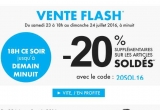 Gemo : 20 pourcent de réduction en plus les 23 – 24 juillet