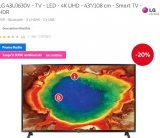 Bon plan tv 4k LG 43UJ630V qui revient à 350€