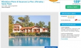189 euros la semaine de location à la campagne en mai – juin avec pierre et vacances (menage inclus)